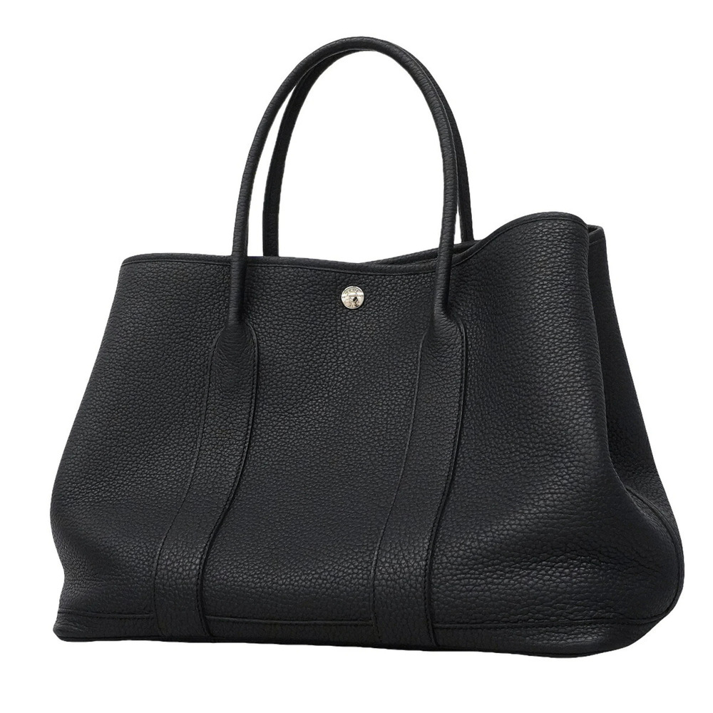 Hermes Garden PM Tote Bag, Negonda Blue Nuit, B Stamp, Men's/Women's.